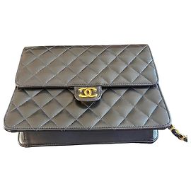 Sac Chanel Classic Flap Cuir Agneau Noir Noir