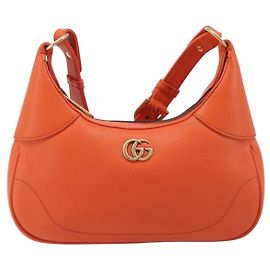 Gucci Aphrodite Leather Mini Arancione