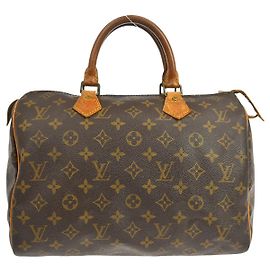 Louis Vuitton Speedy Monogram Canvas 30 Marrone