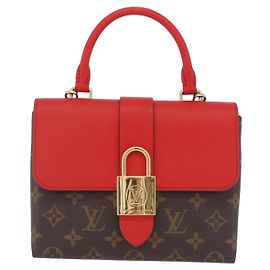 Louis Vuitton Locky Monogram Canvas with Leather BB Rosso