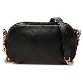 Borsa Camera Chanel Matelassé Coco Mark Nero Rosso