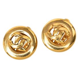 Orecchini a clip Chanel Coco Mark D'oro