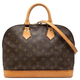 Sac à main Louis Vuitton Monogram Alma PM Marron
