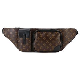 Louis Vuitton Monogram Macassar Christopher Bum Handtasche Schwarz Monogramm