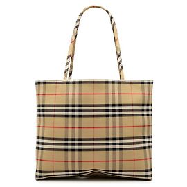 Bolso Tote Burberry Nova Check Beige