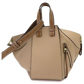 Loewe Hammock Small Handbag Brown Beige