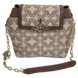 Borsa a secchiello Vivienne Westwood Orb Logo DEBBIE Marrone