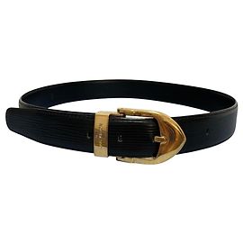 Cinturón Louis Vuitton de piel Epi Negro
