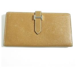 Hermès Carteira Hermes Kara Long Bill Wallet Dourado