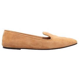 Mocasines de gamuza The Row Tan Talla 39.5 Camello