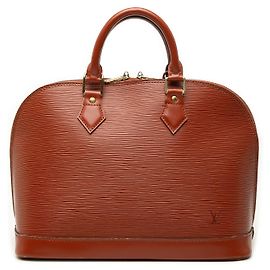 Louis Vuitton Epi Alma PM Handtasche Braun Braun