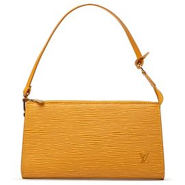 Borsa a tracolla Louis Vuitton Epi Pochette Accessoires Gialla Giallo