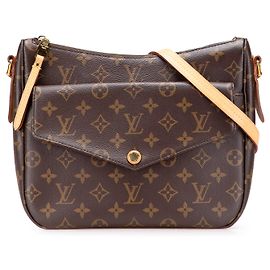 Borsa a tracolla Louis Vuitton Monogram Mabillon Marrone Marrone