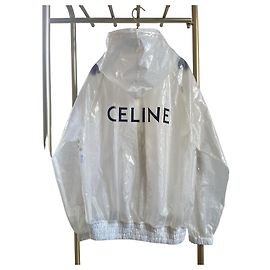 Capa de chuva transparente de vinil Céline Outro