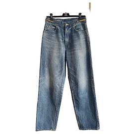 Céline Arc de Triomphe Logo Jeans Blue Denim Other