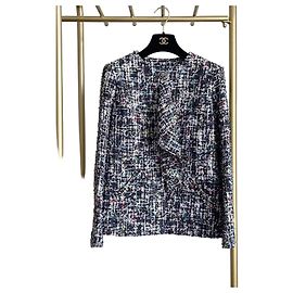 Chanel 20C Tweed Jacket Black Other