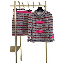 Chanel Ecru Tweed Jacket Size 36 Other