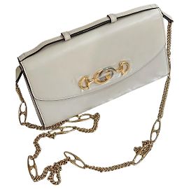 Bolsa de mão Gucci Zumi em couro branco Outro