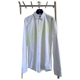 Camicia Fendi Bianca in Cotone con Perline Altro