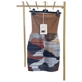 Robe bustier Chanel 24A en tweed multicolore Autre