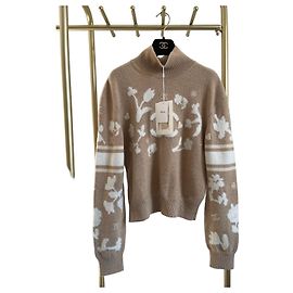 Chanel 24N Jersey de punto de lana color caqui Otro