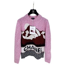Chanel 24N Malha de lã rosa Outro