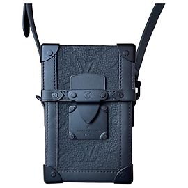 Louis Vuitton Trunk Noir Crossbody Bag Black Monogram Leather Black