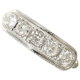Autre Marque Anello fede in platino PT900 con diamante Altro