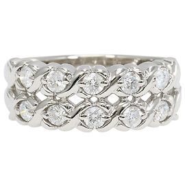 Autre Marque Anillo alianza de platino PT900 con diamante Otro