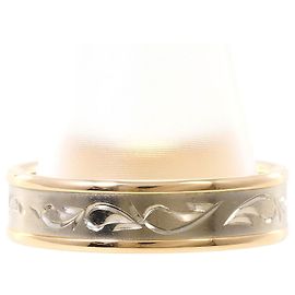 Autre Marque Anillo banda de oro amarillo 10K Dorado