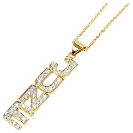 Autre Marque Collana in oro 18K con diamante D'oro