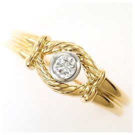Autre Marque Anillo alianza de platino PT900 y oro amarillo 18K Dorado Otro