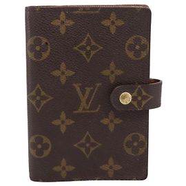 Copertina Agenda Louis Vuitton Monogram Canvas PM Marrone