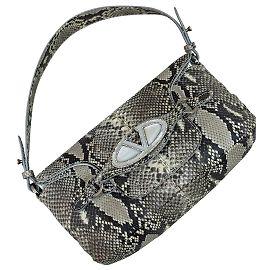 Vintage Valentino Garavani Schultertasche aus Python, gebraucht Andere