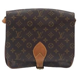 Louis Vuitton Cartouchiere Monogram Canvas GM Marrom