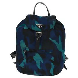 Prada Camouflage Tessuto Medium Mehrfarben