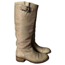Free Lance Geronimo beige Lederstiefel Beige