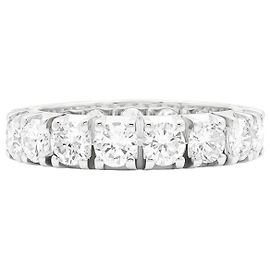 Autre Marque Ehering aus Weißgold und 2,5 Karat Diamanten. Andere