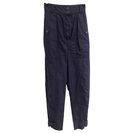 Isabel Marant Etoile Pantalones Isabel Marant azul marino T.32 Azul