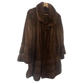 Pellessimo Gold Cappotto in Visone Marrone Marrone