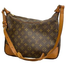 Louis Vuitton Monogram Boulogne 30 Shoulder Bag Brown