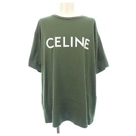 Céline T-shirt en coton CELINE Vert