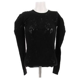 Pull en dentelle noir McQ Noir