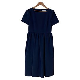 Autre Marque CELFORD Puff Sleeve Dress Blue Navy blue
