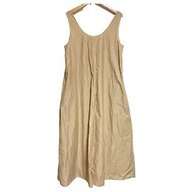 Vestido Theory SOFT LAWN SCOOP TANK DR Beige