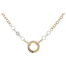 Autre Marque Chantecler 750 Gold Diamond Necklace Golden
