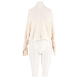 Eric Bompard Maglione in cashmere bianco Bianco