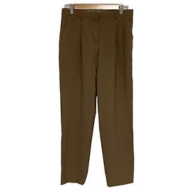 Theory TRACEABLE WOOL Pantalones tapered Pantalones de lana Beige