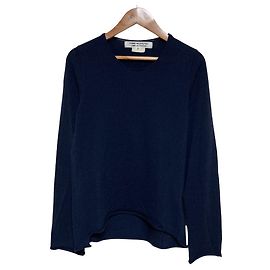 Comme des Garcons Comme des Garcons Top de punto de lana Azul Azul marino