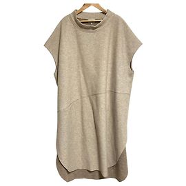 Autre Marque OLTA DESIGNS Strickkleid in Lagenoptik Beige